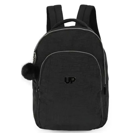 mochila com alça up4you crinkle preto mochila com alça up4you crinkle preto