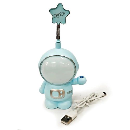 luminária led astronauta planet com apontador