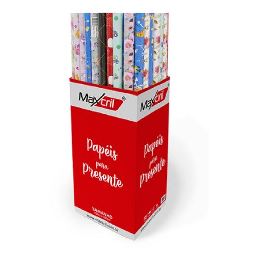 papel presente sortido rolinho com 1 folha