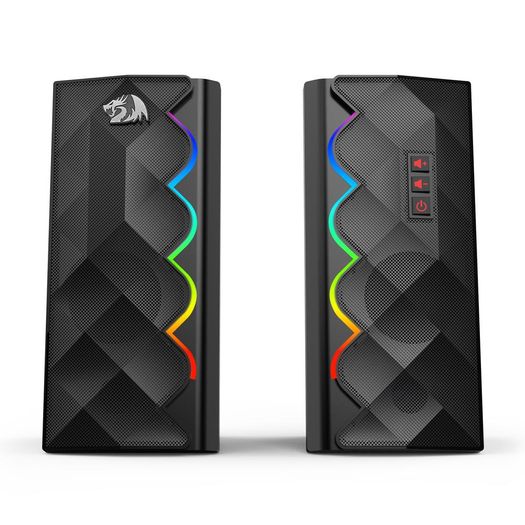 caixa de som cipher rgb preto (gs522) - redragon caixa de som cipher rgb preto (gs522) - redragon