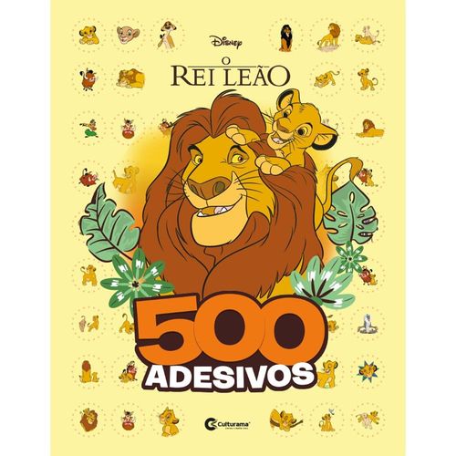 500 adesivos - o rei leão