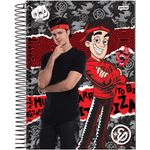 caderno universitário 1x1 80 folhas capa dura enaldinho caderno universitário 1x1 80 folhas capa dura enaldinho