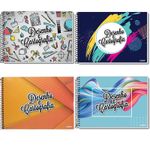 caderno desenho espiral 80 folhas capa dura milimetrado caderno desenho espiral 80 folhas capa dura milimetrado