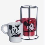 kit canecas empilháveis mickey e minnie