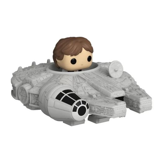 star wars - han solo and the millennium falcon (bitty pop) - funko star wars - han solo and the millennium falcon (bitty pop) - funko