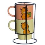 kit canecas empilháveis garfield kit canecas empilháveis garfield