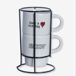 kit canecas empilháveis snoopy kit canecas empilháveis snoopy