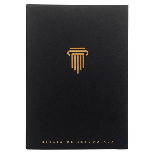 bíblia de estudo acf - capa preta bíblia de estudo acf - capa preta