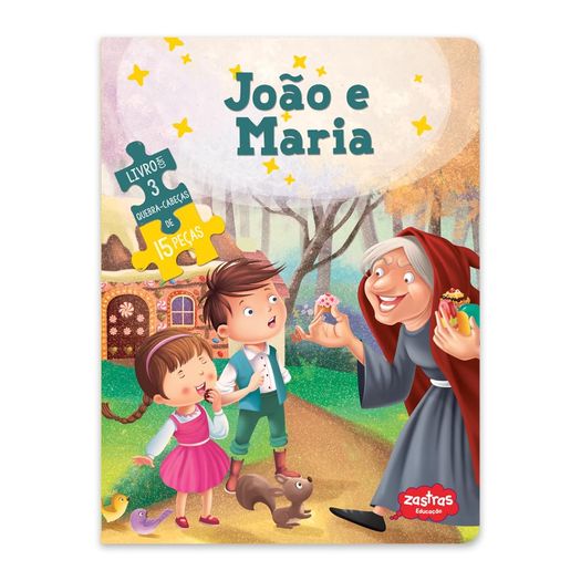 joão e o pé de feijão: livro com quebra cabeça