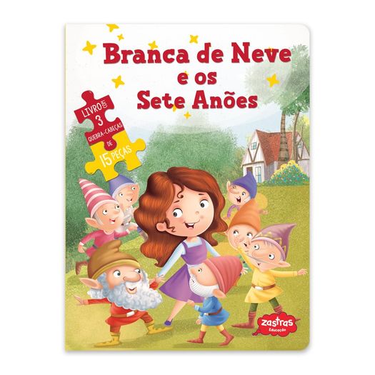 branca de neve e os sete anões - com quebra-cabeça branca de neve e os sete anões - com quebra-cabeça