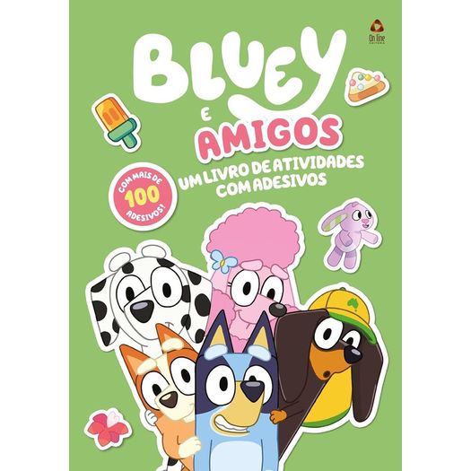 bluey e amigos - um livro de atividades com adesivos bluey e amigos - um livro de atividades com adesivos