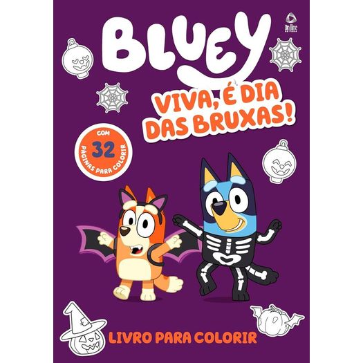 bluey eba, é dia das bruxas! livro para colorir bluey eba, é dia das bruxas! livro para colorir