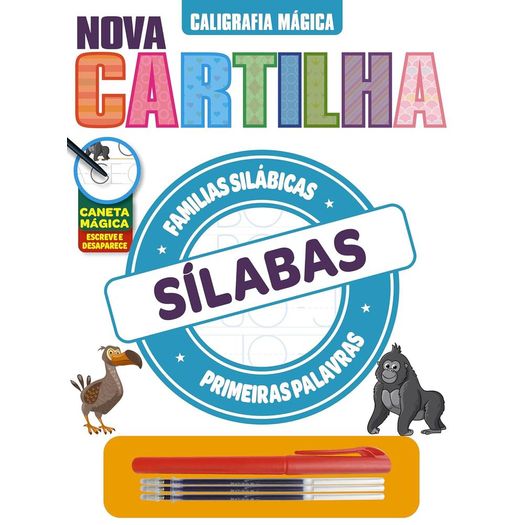 coleção nova cartilha de caligrafia mágica - sílabas