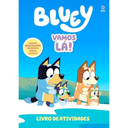 bluey livro de atividades vamos lá!