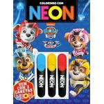 patrulha canina colorindo com neon