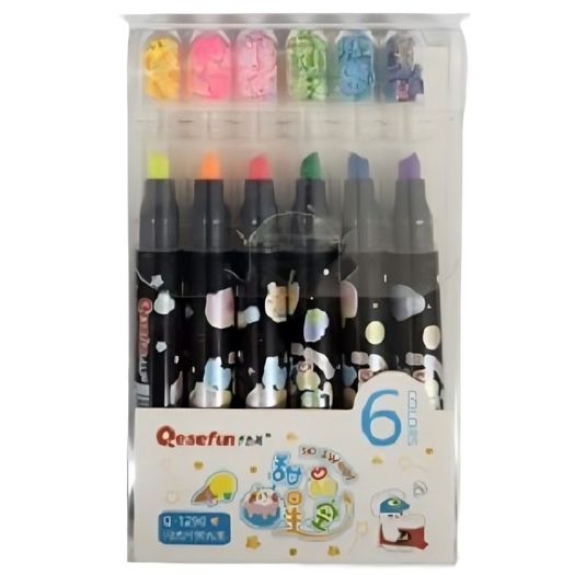 marca texto bichinhos comida 6 unidades marca texto bichinhos comida 6 unidades