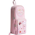 estojo de nylon happy times 21x9,5x6,5cm diversos modelos