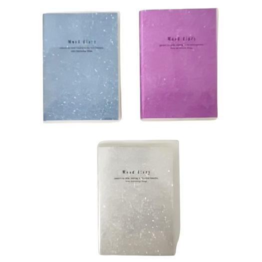 caderno a5 mood glitter 68 folhas diversos modelos
