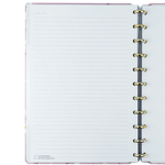 caderno inteligente 80 folhas grande pink blossom by sof