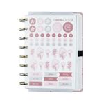planner caderno inteligente a5 pink blossom by sof