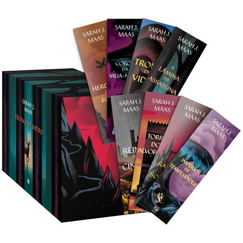 box trono de vidro - capas novas