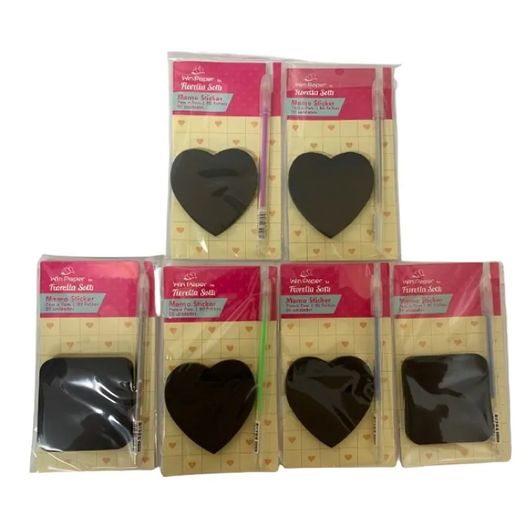 bloco adesivo preto 80 folhas com caneta bloco adesivo preto 80 folhas com caneta