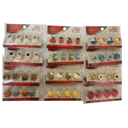 clips decorados divertidos 4 unidades diversos modelos clips decorados divertidos 4 unidades diversos modelos