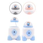 luminária de mesa led nave lunar com apontador diversas cores luminária de mesa led nave lunar com apontador diversas cores