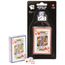 baralho 54 cartas papel com 3 dados plástico wincy