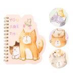 caderneta anotações meow gato espiral diversos modelos caderneta anotações meow gato espiral diversos modelos