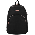 mochila com alça notebook kansas preto rose gold xtrem mochila com alça notebook kansas preto rose gold xtrem