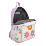 mochila com alça hopper offwhite flowers xtrem