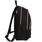 mochila com alça notebook kansas preto rose gold xtrem mochila com alça notebook kansas preto rose gold xtrem