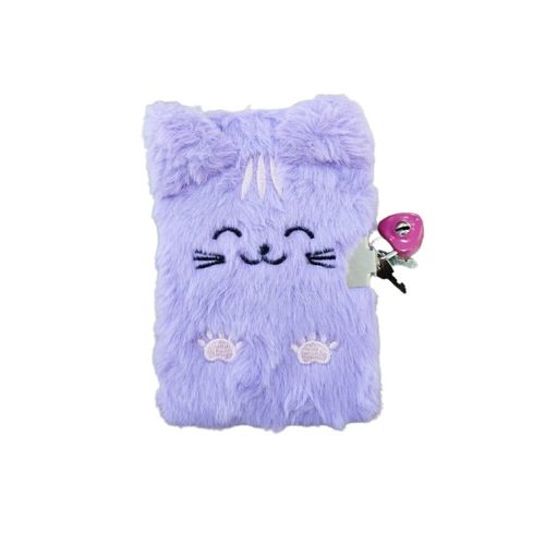 diário infantil pelúcia 80 folhas 15x11cm wincy