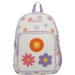 mochila com alça hopper offwhite flowers xtrem