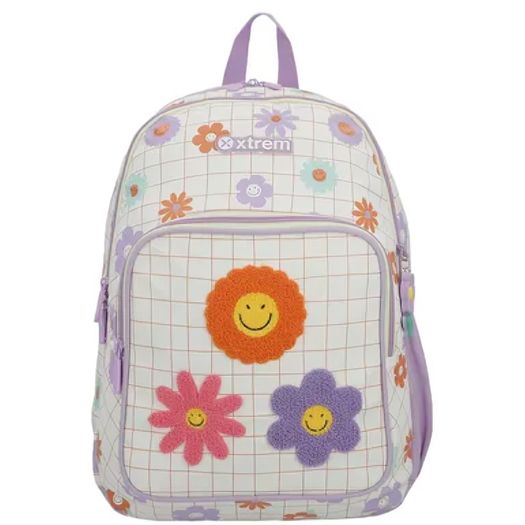 mochila com alça hopper offwhite flowers xtrem mochila com alça hopper offwhite flowers xtrem