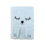 bloco de notas pelúcia 70 folhas 22x15cm diversas capas wincy