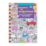 encontre os amiguinhos! na cidade - pinte e cole os adesivos encontre os amiguinhos! na cidade - pinte e cole os adesivos