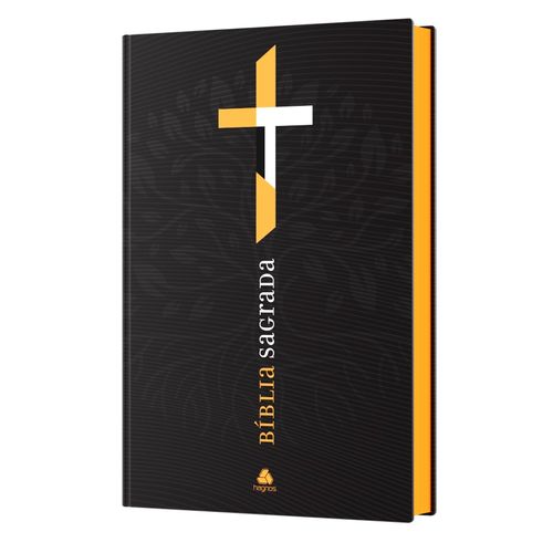 bíblia sagrada nvi - neon laranja