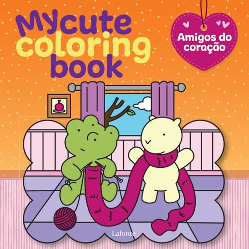 my cute coloring book - amigos do coração