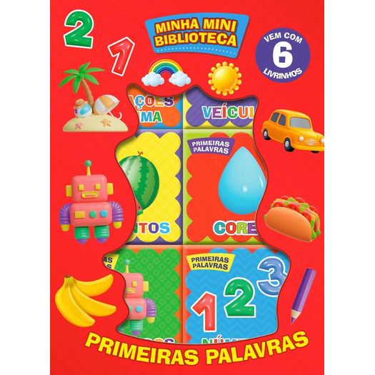 minha mini biblioteca - primeiras palavras