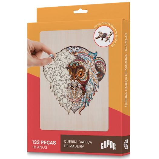 quebra-cabeças de madeira - macaco quebra-cabeças de madeira - macaco