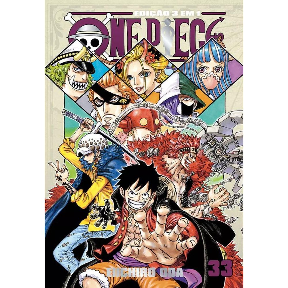 One Piece 3 Em 1 - 33 - Livrarias Curitiba