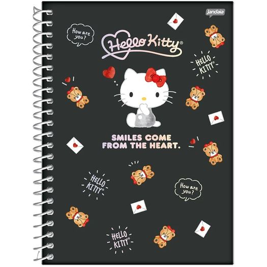caderno colegial 10x1 160 folhas capa dura hello kitty jandaia caderno colegial 10x1 160 folhas capa dura hello kitty jandaia