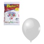 balões 7,0 liso branco polar 50un balões 7,0 liso branco polar 50un
