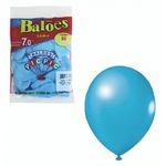 balões 7,0 liso azul claro 50un balões 7,0 liso azul claro 50un