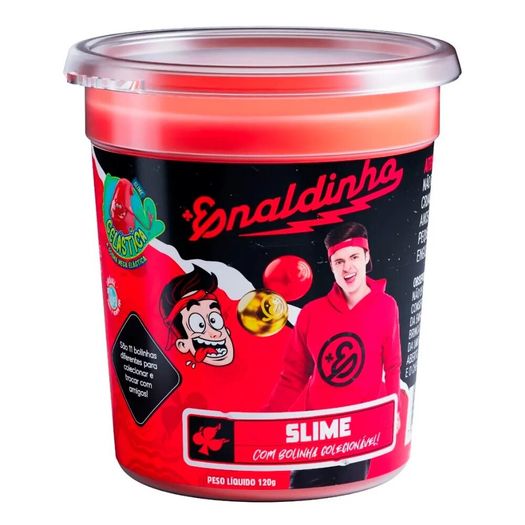 slime gelástica colecionável enaldinho 120 gramas slime gelástica colecionável enaldinho 120 gramas