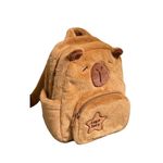 mochila com alça pelúcia capivara mochila com alça pelúcia capivara