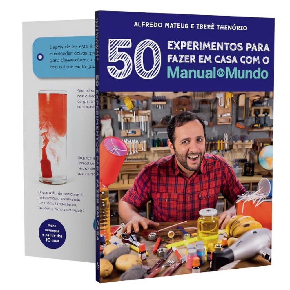 Manual Do Mundo - 50 Experimentos Para Fazer Em Casa - Livrarias Curitiba
