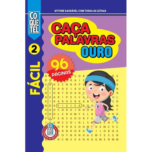 caça-palavras ouro - nível fácil 2